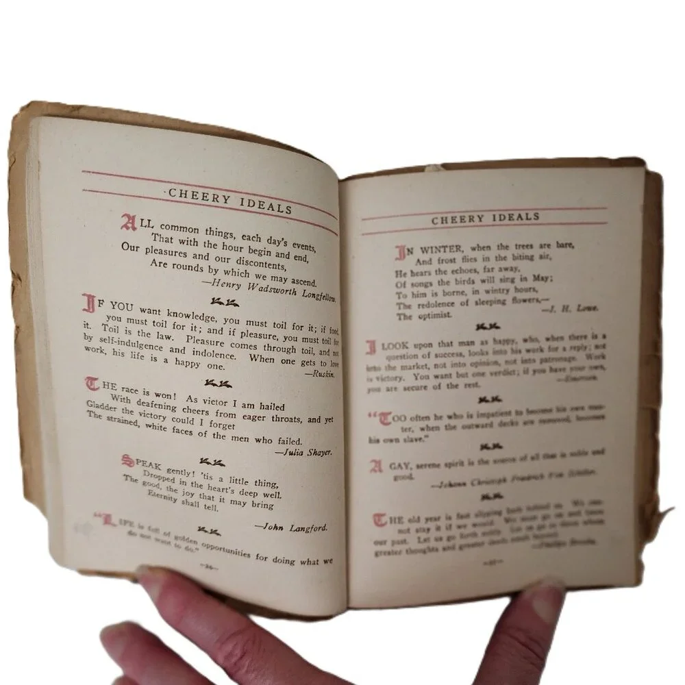 Cherry Ideals 1912 Chapbook Binding Trade Paperback by Everett Thornton Brown